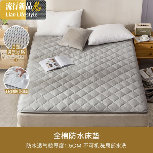 防水隔尿床垫棉绗缝夹棉软垫子透气四季通用床褥子 三维工匠
