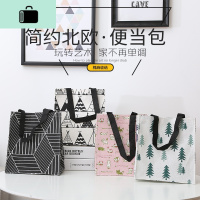 北欧帆布包棉麻手提袋简约拎包文件袋防水可洗轻便单据收纳袋NEW LAKE女士单肩包