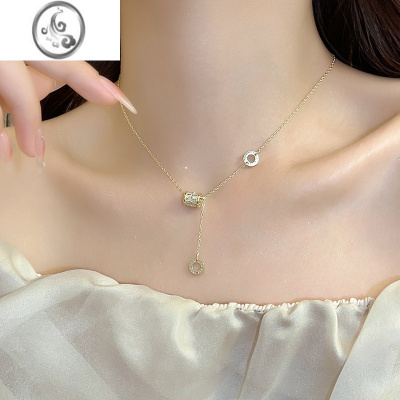 JiMi小蛮腰项链轻奢小众设计高级感锁骨链2023年新款潮配饰品颈链