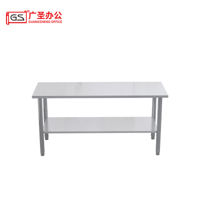 GS广圣 双层工作台不锈钢操作台 BG1008一张