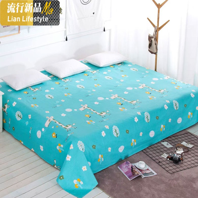 老粗布床单单件棉大炕单加厚加密棉榻榻米3米定制定做 三维工匠