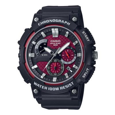 CASIO 复古跑表防水米计时码表男士运动商务石英手表