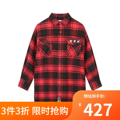 [女装-马克华菲女装跨界系列长袖衬衫