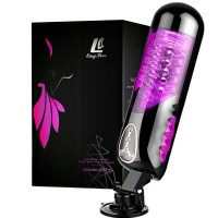 全自动伸缩旋转电动飞机杯 加温发声音男用自慰器免提智能语音成人情趣男性系列用品简爱EASY.LOVE L免提吸盘