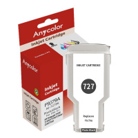 欣彩 727号墨盒 AI-727PK 照片黑 F9J79A 适用惠普HP Designjet T920 T1500 T1
