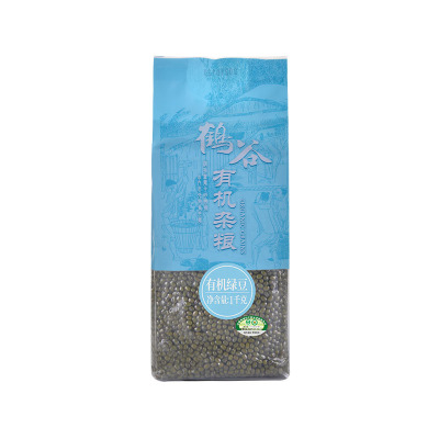 苏鲜生&艾谷有机绿豆1kg东北五谷杂粮农家粗粮可做绿豆沙真空袋装