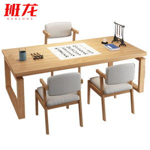 班龙办公书桌1.8m+3椅套