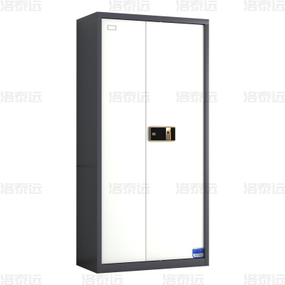 洛泰远 钢制保密柜密码文件柜保密档案资料柜 灰白套色通门指纹锁