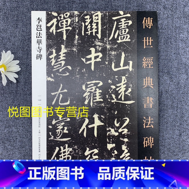 [正版]李邕法华寺碑 传世经典书法碑帖109秦望山法华寺碑唐代行书碑帖临摹字帖 李北海行书毛笔书法临摹碑帖练字帖 河北教