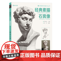 经典素描石膏像五官结构头像临摹范本人头像人物美术生艺考联考肖像画册画画入门照片精选书籍亚历山大伏尔泰小卫头骨教程写实