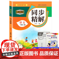 同步精解 语文二年级上册 精读笔记升级版 小学二年级语文练习册 课堂笔记二年级上册语文 课本教材课堂同步学霸笔记 学习方