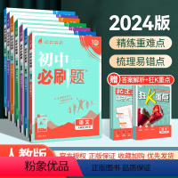 [人教版]语文+数学+英语+物理+化学+历史+政治(7本) 九年级下 [正版]2024初中必刷题九年级上册下册语文数学英