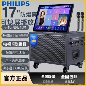 飞利浦SD-269E移动音箱高音质家用户外广场舞卡拉OK无线蓝牙音响