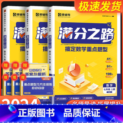满分之路·搞定数学重难点题型 八年级上 [正版] 满分之路 搞定数学重难点题型七年级上册八年级九年级人教版 初中数学专项