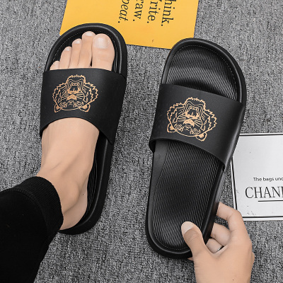 枫述夏季拖鞋男潮流室外男士时尚个性凉拖韩版休闲青少年沙滩一字拖潮