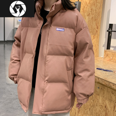 HongZun冬季加厚羽绒棉服男潮牌情侣pu皮棉衣外套短款棉袄韩版潮流面包服棉衣