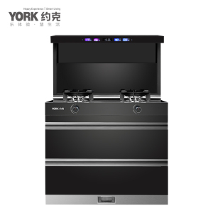 约克(YORK)智能集成灶 YK-J62油烟机燃气灶消毒柜一体套装 天然气/液化气