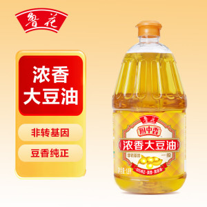 鲁花 食用油 大豆油 1.8L