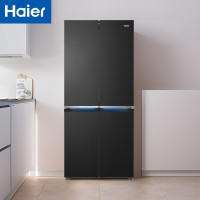 海尔508升十字对开门冰箱织锦鎏金全空间保鲜超薄零嵌BCD508WGHTD1BXZU1