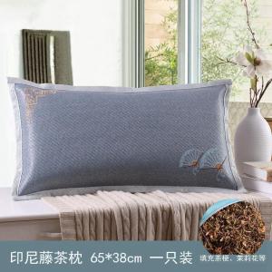 美帮汇夏季冰藤夏凉枕头夏天冰丝凉席荞麦壳皮茶枕芯成人透气凉爽印尼藤
