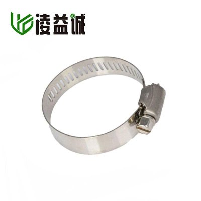 凌益诚 201一字美式喉箍 213-235mm 50个 包