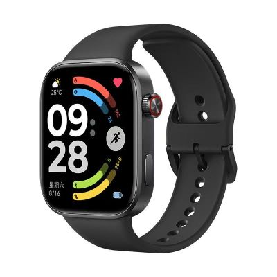 红米手表6 REDMI Watch6智能手表典雅黑长续航蓝牙通话运动手表