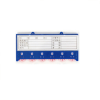 瑾如云海 磁性标签 料签 六轮双磁65x150mm 个