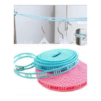 权夫人5米加粗晾衣绳晒被绳户外旅行挂衣绳宿舍防风防滑晾晒绳子凉衣绳三色随机发一条