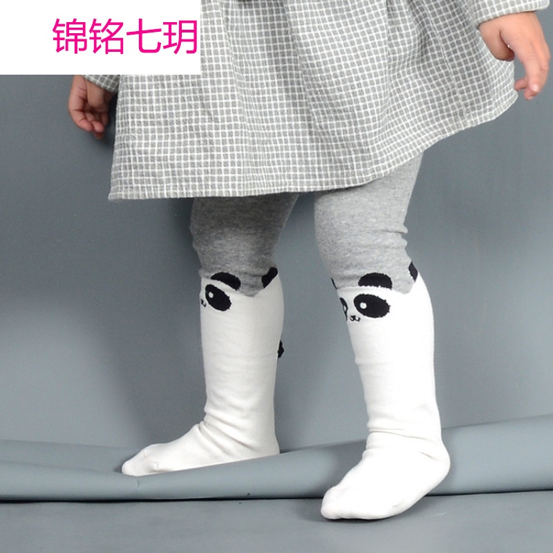锦铭七玥2018婴幼儿连裤袜批发 男女童裤袜 纯棉儿童连裤袜 小童款 韩版