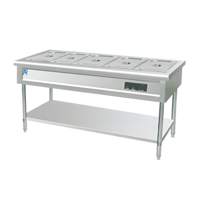 瑞宇牌商用简易保温售饭台/1800*700*800mm/201#1.0mm/不含份数盆