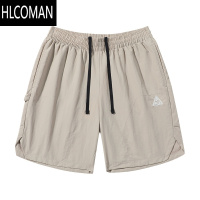 HLCOMAN美式运动短裤男新款轻薄透气山系工装梭织四分野营