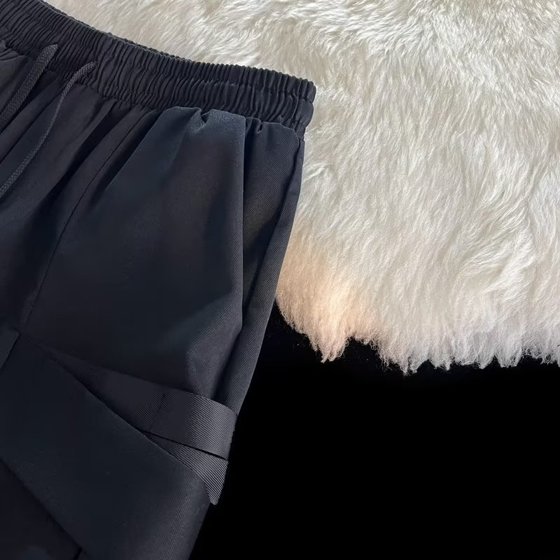 工装运动短裤男士夏季新款多口袋宽松型时尚休闲五分中裤