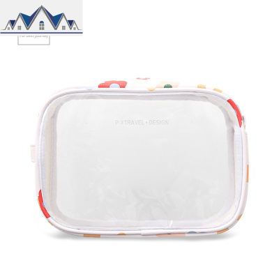 网红ins化妆包女超火大容量便携韩式多功能透明洗漱化妆品收纳包 三维工匠