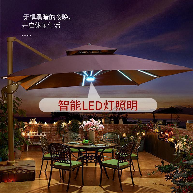 家柏饰(corated)户外遮阳伞庭院伞罗马伞户外伞大型太阳伞室外摆摊大