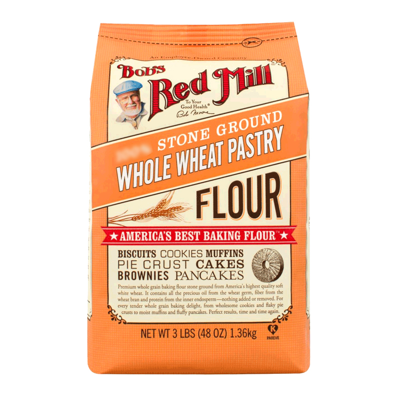 鲍勃红磨坊(bobs red mill)石磨全麦低筋面粉2.