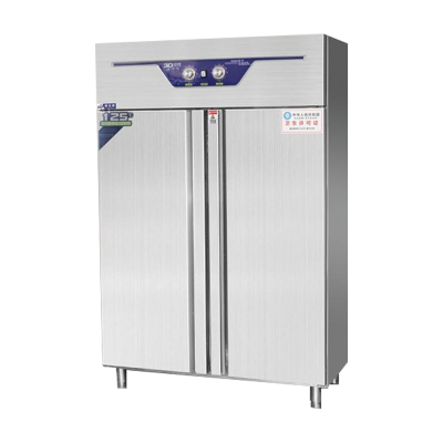 臻远 ZY40614163 餐盘消毒柜对开玻璃门高温热风循环消毒柜1400L无指纹双门