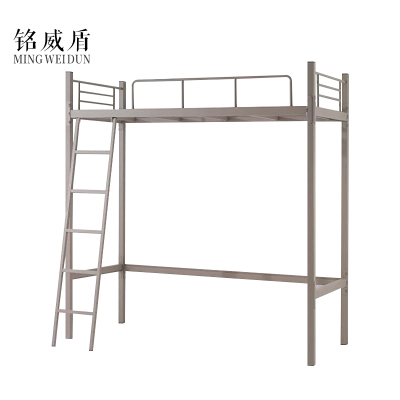 铭威盾铁床学生宿舍床上下柜公寓床单人床组合床带衣柜书桌铁床上下铺床