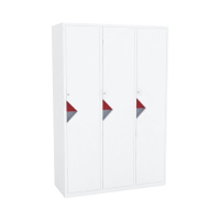 科朔 文件柜 更衣柜 钢制更衣柜 铁皮更衣柜储物柜 三门更衣柜KS-GYG900
