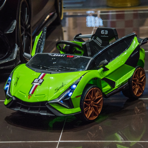 小嘎子-兰博基尼电动童车双电双驱1-7岁儿童电动汽车大电瓶跑车摇摆早教
