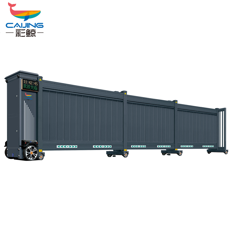 CJ-DHM1016智能电动段滑门平移门工厂单位电动大门分段直线门