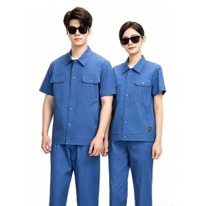 路安保夏季短袖工作服SYX561耐磨透气短袖套
