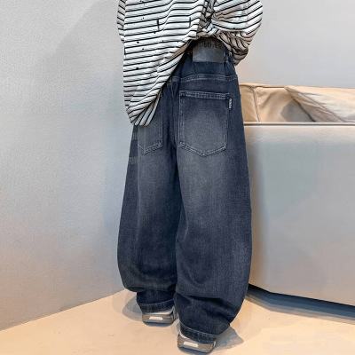 儿童装男童秋装裤子春秋款新款中大童休闲牛仔男孩秋季长裤潮