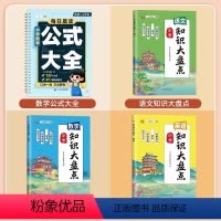 [4本]小学数学公式大全+语数英知识大盘点 小学通用 [正版]小学数学公式大全必背考点思维训练图表小学生一到三年级基础知