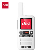 得力(deli)DLS316公网对讲机5000公里 全国通话插卡免续费全网通物业酒店户外滑雪318车队自驾游物流手台 白