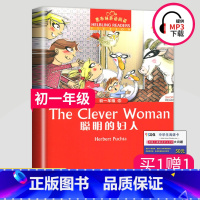 [正版]黑布林英语阅读 聪明的妇人 七年级/初一年级第6辑 全彩内页 中学生英语学习课外阅读书籍 英语学习辅导书 上海