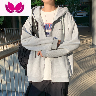 七斓2022运动卫衣男休闲宽松ins港风韩版潮流百搭学生开衫外套