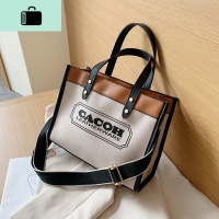 大容量帆布包包女包2020新款潮网红单肩斜挎包百搭ins手提托特包NEW LAKE女士单肩包