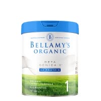 原装进口澳洲贝拉米白金版有机A2婴儿配方奶粉1段(0-6个月)800g