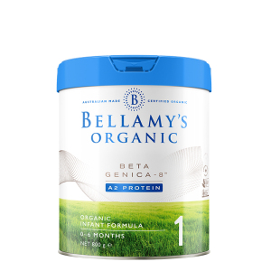 原装进口澳洲贝拉米白金版有机A2婴儿配方奶粉1段(0-6个月)800g