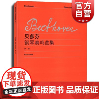 贝多芬钢琴奏鸣曲集(第1卷中外文对照) 五线谱钢琴谱 维也纳原始版 初学入门练习曲乐谱曲集辅导教材 李曦微译 世纪音乐